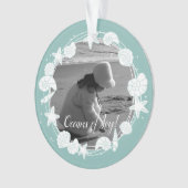 Kustfoto van Shell met kerstmis Ornament (voorkant)