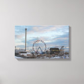 Kustfuntown Pier Canvas Afdruk (Voorkant)