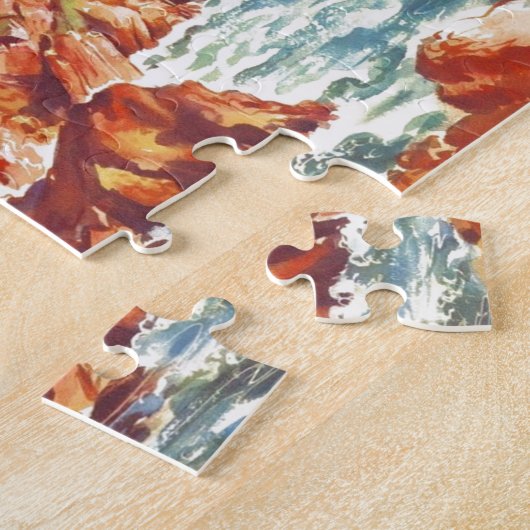 kustgebied Californisch toerisme Verenigde Staten Legpuzzel (Zijkant)