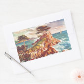 kustgebied Californisch toerisme Verenigde Staten Rechthoekige Sticker (Envelop)