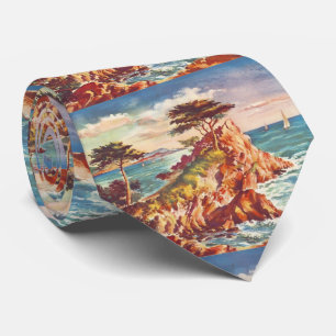 kustgebied Californisch toerisme Verenigde Staten Stropdas