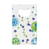 Kustgebied Critter ontwerp Kredietkaart Flessenopener (Voorkant)