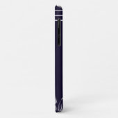 Kustgeïndividualiseerde witte herenvogels marinebl Case-Mate iPhone case (Achterkant/links)