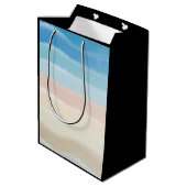 Kustgolven van Shoreline Medium Cadeauzakje (Achterkant Gekanteld)