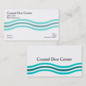 Kustgolven Visitekaartje (Voorkant / Achterkant)