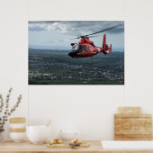 KustGuard MH-65 Dolphin Helikopter Poster (Keuken)