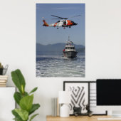 Kusthelikopter MH-60 Jayhawk Poster (Thuiskantoor)
