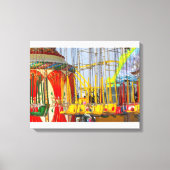 Kusthoogten Boardwalk I Canvas Afdruk (Voorkant)