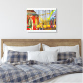 Kusthoogten Boardwalk I Canvas Afdruk (Insitu (Slaapkamer))