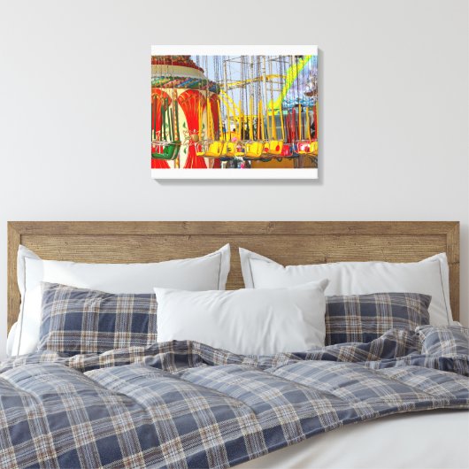 Kusthoogten Boardwalk I Canvas Afdruk (Insitu (Slaapkamer))