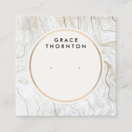 Kusthout dat Joodse houten vertoning Kaart veroorz Vierkante Visitekaartje