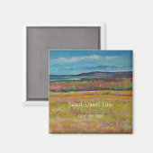 Kusthuis Sand Dunes Vacation House Magnet Magneet (Voorkant / Achterkant)