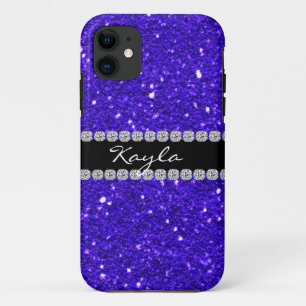 KUSTIPHONE 5 HOESJE DIE ROYAL BLAUW BLOOTSEN