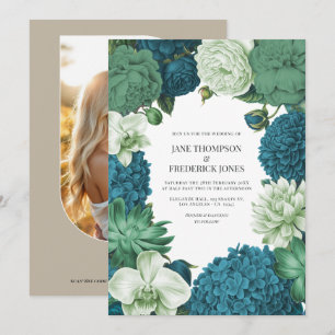 Kustjuniper, getijdeschuim en diep rifblauw kaart