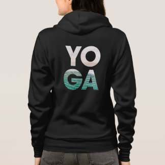 Kustkalmte Yoga Beach Scene Hoodie