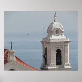 Kustkerktoren Poster