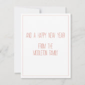 Kustkerst op het strand notitiekaartje (Achterkant)