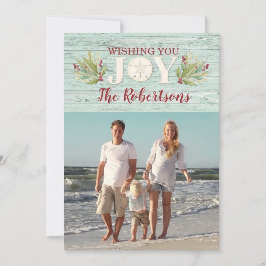 Kustkerst, zand en dollar kaart (Voorkant)