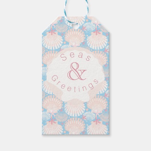 Kustkerstblauw Cadeaulabel (Voorkant)