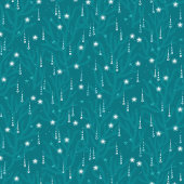 Kustkerstbubbels onder water cadeaupapier