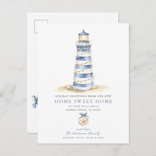 Kustkerstintocht aankondiging (Voorkant / Achterkant)