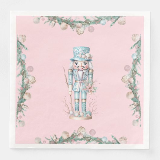 Kustkerstnotenkraker Zeeschelp Servet (Voorkant)