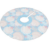 Kustkerstschelp en zeesterren kerstboom rok (Gekanteld)