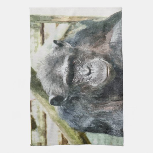 KUSTKIMPANZES THEEDOEK (Verticaal)