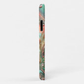 Kustkoraal Munt Zeeschelpen en Parels Case-Mate iPhone Case (Achterkant/rechts)