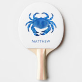 Kustkrab Ocean Blue Tafeltennisbatje (Voorkant)