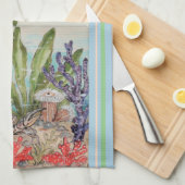 Kustkrabben van het Zee Theedoek (Quarter Fold)