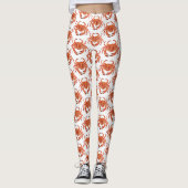 Kustkrabpatroon Leggings (Voorkant)