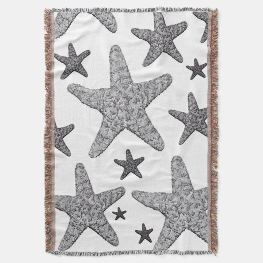 Kustkreeft Blanket Grey Deken (Voorkant Verticaal)