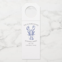 Kustkreeft huwelijksrepetie diner sticker