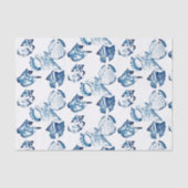 kustkreeft indigo blauwe oceaan waterverf seashell tissuepapier (Voorkant)