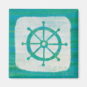 Kustkunst Aqua stuurwiel Magneet