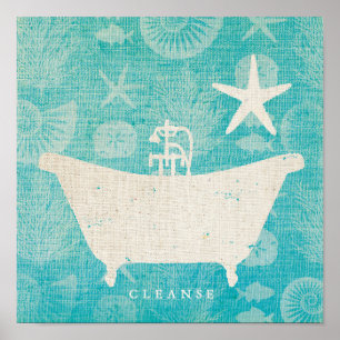 Kustkunst   Bathtub Rond Poster