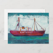 Kustkunst | Nantucket Lightship Briefkaart (Voorkant / Achterkant)