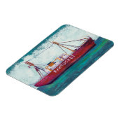 Kustkunst | Nantucket Lightship Magneet (Linkerzijde)