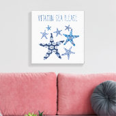 Kustkunst | Vitamine-Zee Canvas Afdruk (Insitu (Woonkamer))