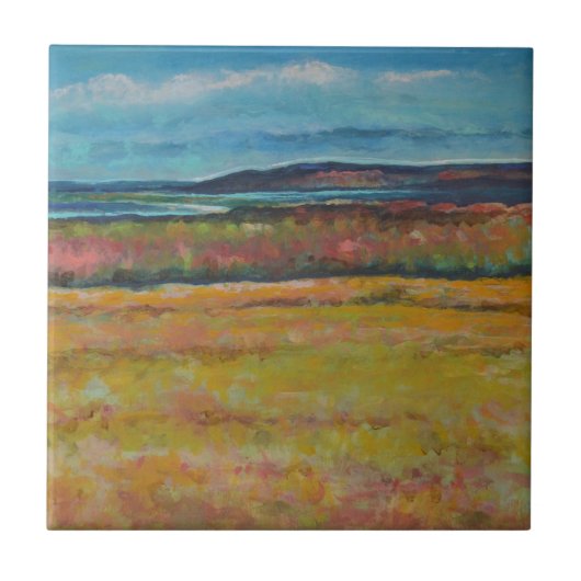 Kustkunstwerk Sand Dunes Tegeltje (Voorkant)