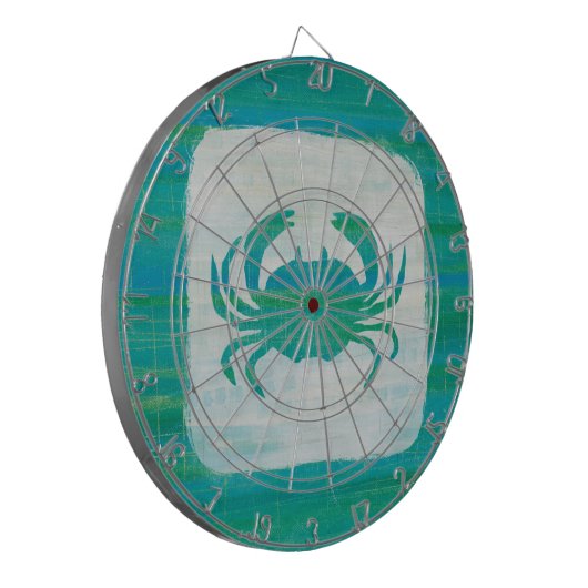 Kustkust | Aqua Crab Dartbord (Voorkant Links)