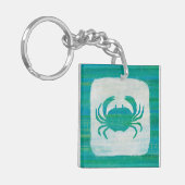 Kustkust | Aqua Crab Sleutelhanger (Voorkant Links)