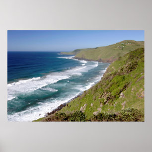 Kustlandschap Coffee Bay Poster