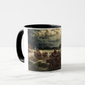 Kustlandschap met schepen aan de horizon mok (Voorkant links)