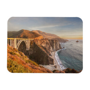 Kustlijn   Bixby Bridge, Big Sur California Magneet