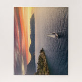 Kustlijn | Bodrum, Turkije Legpuzzel (Verticaal)