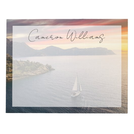 Kustlijn | Bodrum, Turkije Notitieblok (Voorkant)