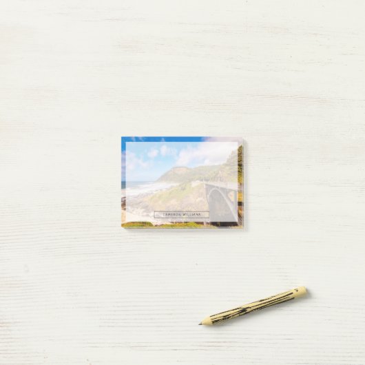 Kustlijn | Chasm, yachats, Oregon Post-it® Notes (Op bureau)