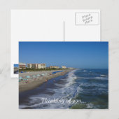 Kustlijn Cocoa Beach Briefkaart (Voorkant / Achterkant)